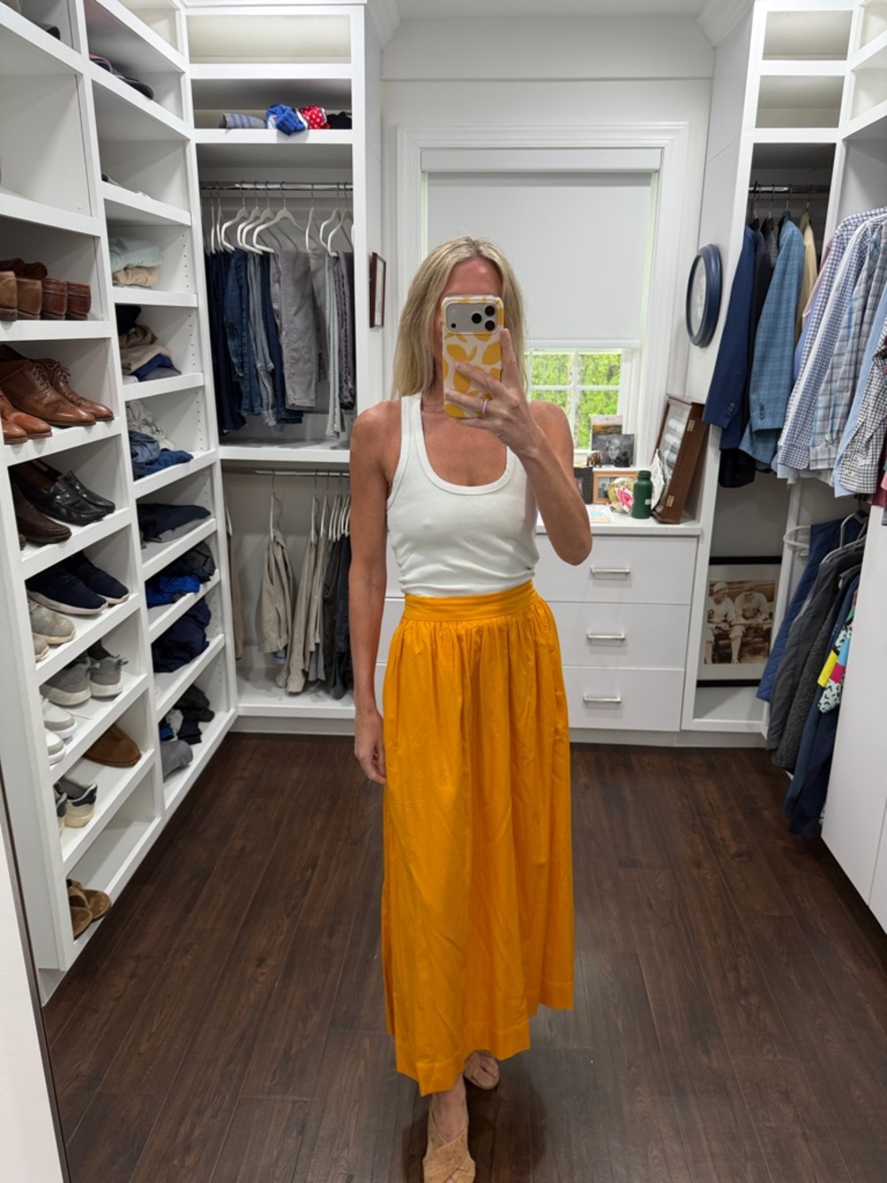 Love Bonito Lightweight Maxi Skirt in Vibrant Mustard Yellow 4